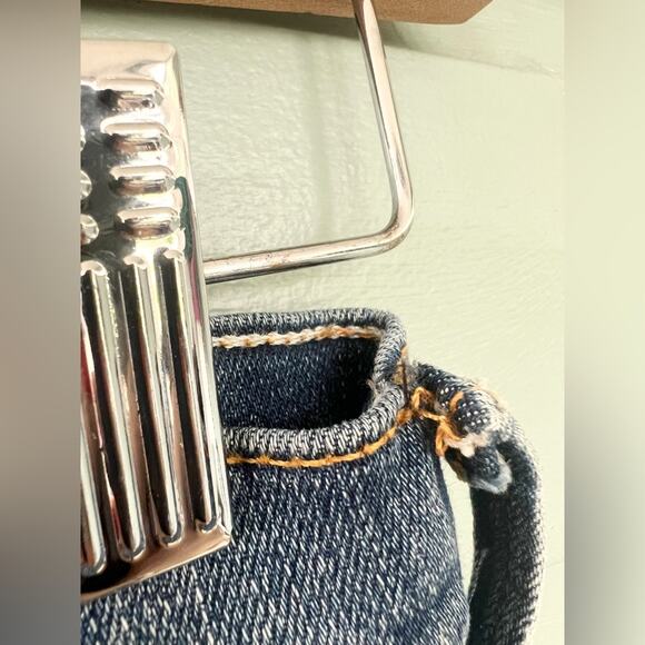 Mother insider crop step fray jeans in not rough enough kick flare HR summer 28 - Picture 5 of 16